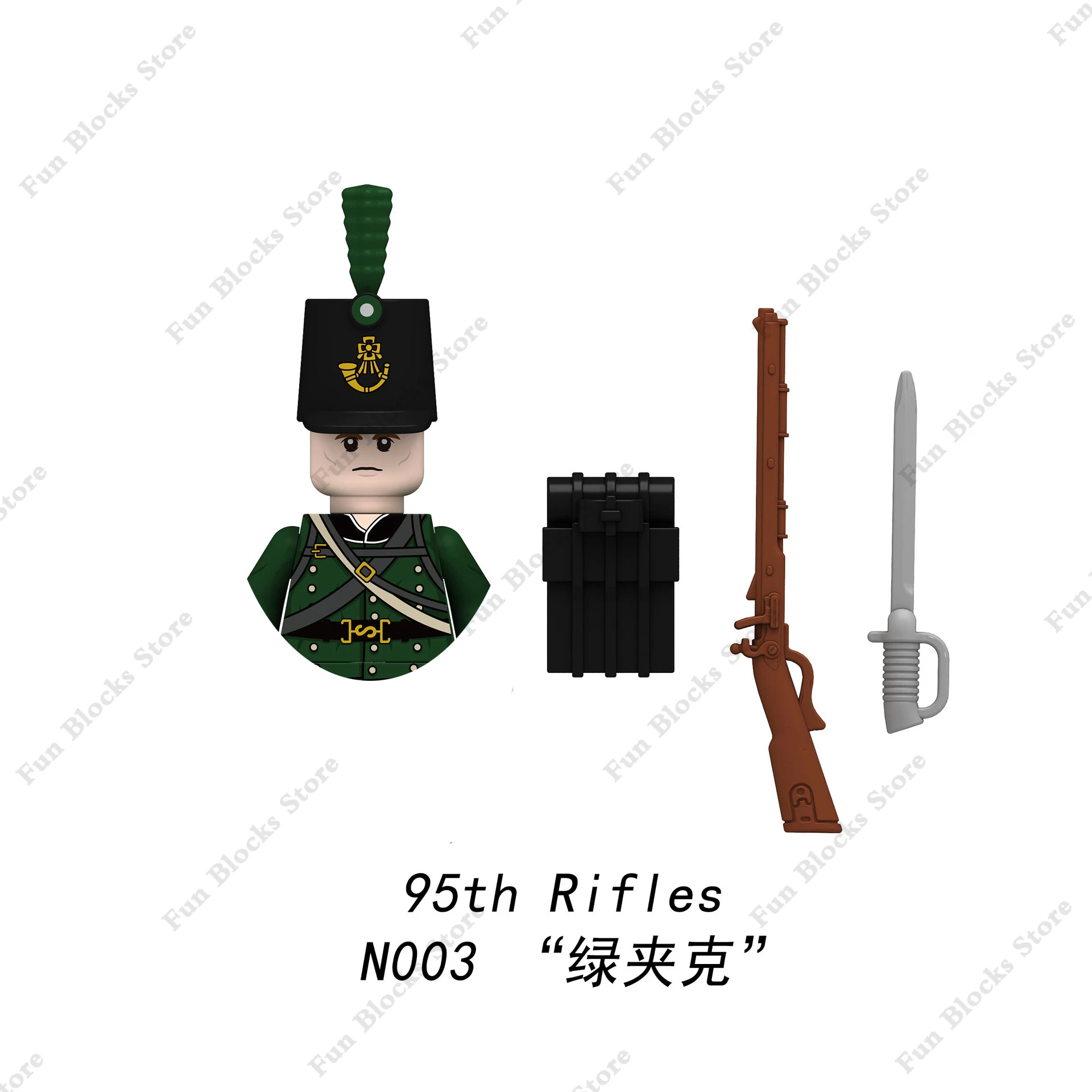 Military Mini Action Doll Napoleonic Wars Building Blocks Figures French Army Soldier Bricks Dragon Knight Infantry Cavalry Toys