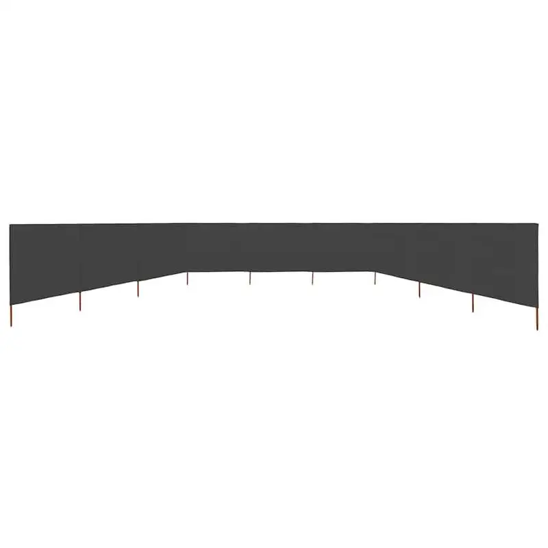 Image 4: Lot de 9 serviettes en tissu pour pare-brise 1200x80cm Anthracite Facile à nettoyer Haute qualité