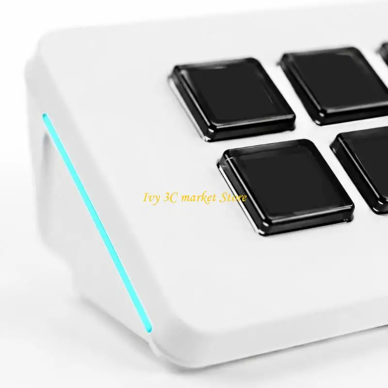 D7YC Programmable Control Pad for Streaming, Editing and Gaming Commands