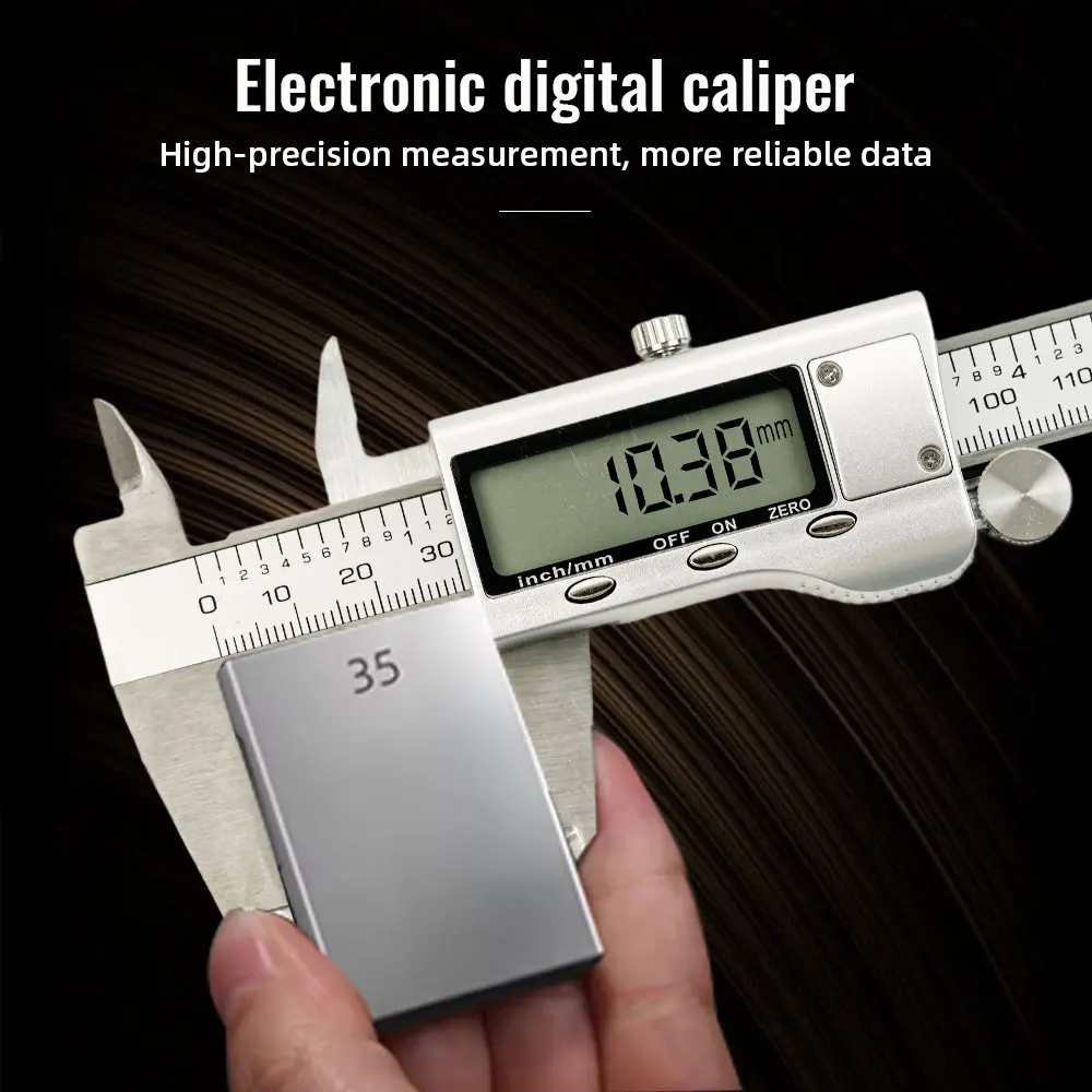 150mm 6-Inch Stainless Steel Electronic Digital Vernier Caliper Metal Micrometer Measuring Tool