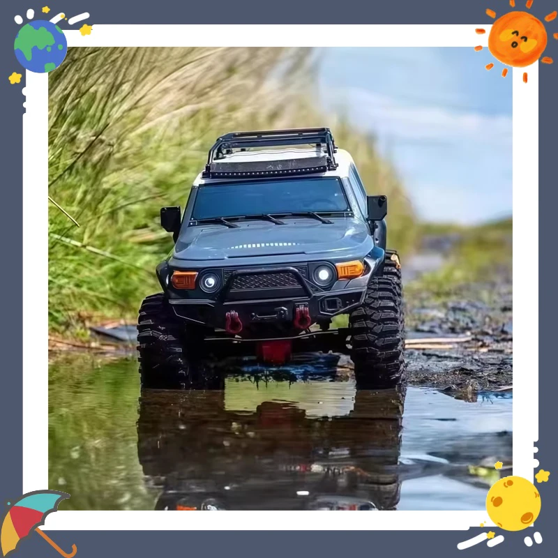 

Rgt Ruitai масштаб 1/10, электрический радиоуправляемый автомобиль с дистанционным управлением, внедорожный альпинистский полноприводный симулятор, игрушка для детей 14 лет