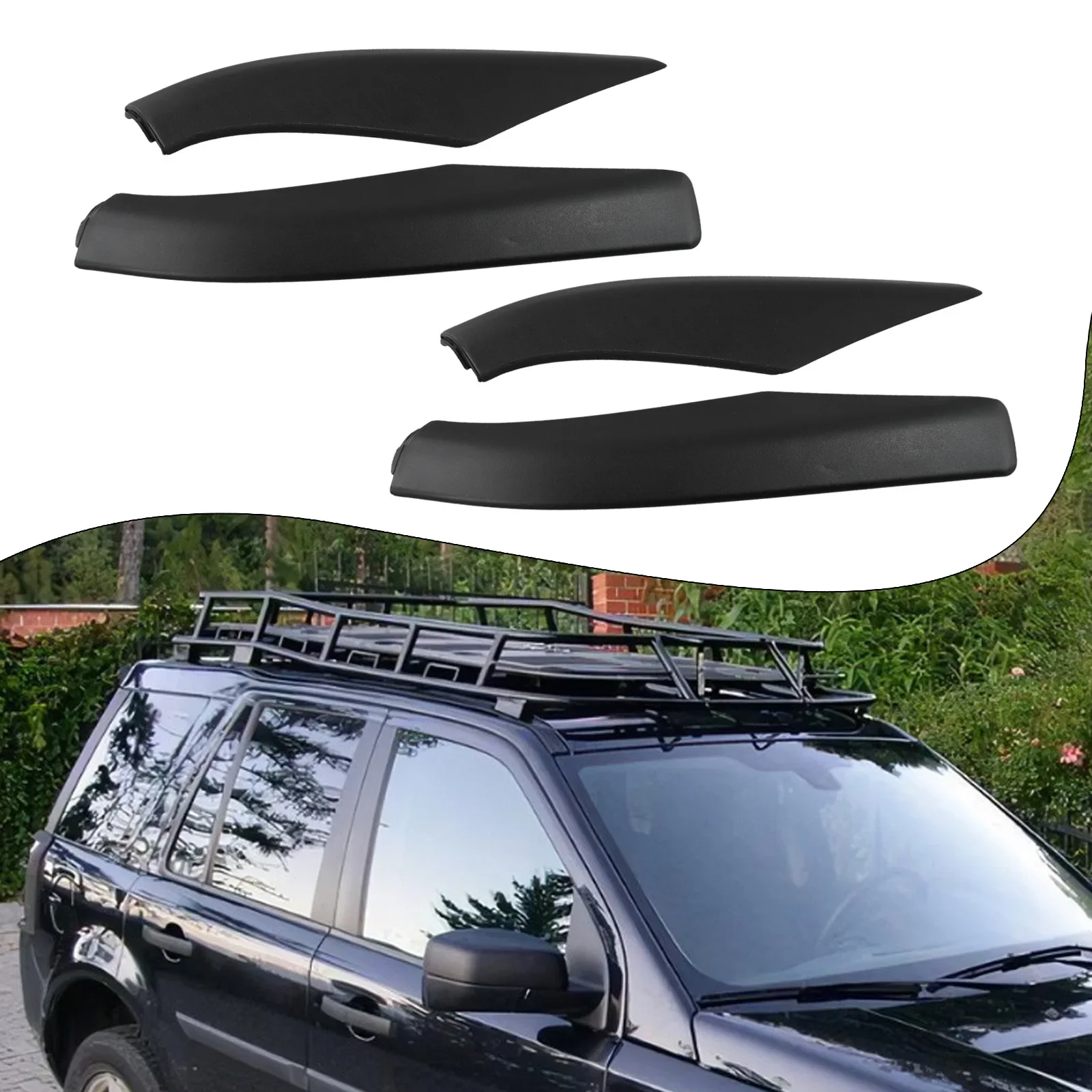 ABS Material Rail End Shell Cap Vehicle Accessories Direct Replacement Roof Cap Automotive Replacement Durability And Stability