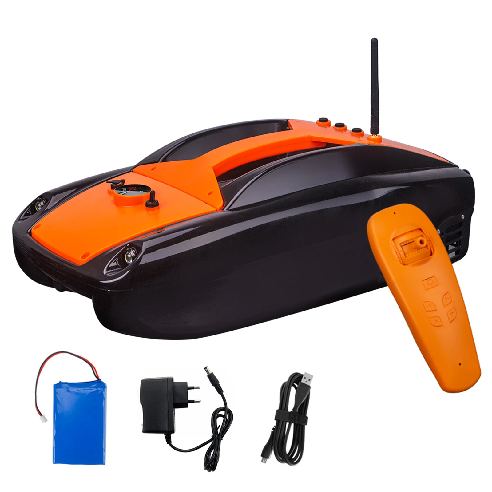 1.5kg Load Fishing Bait Boat 300m Remote Control Fishing Lure Boat with Dual Motor For Outdoor Fishing