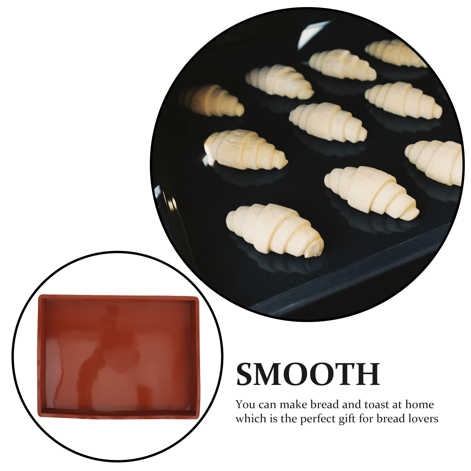

Silicone Cake Non Stick Reusable Household Toast Home Toast Bake Mold Baking Bread Loaf Silicone Cake Pan Mold