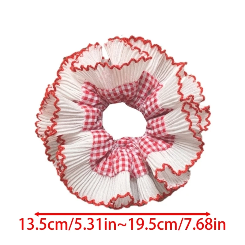 1Lace Hair Scrunchies for Women UpdoHair Elastic Hair Rings Aesthetic Donuts Hair Tie Hair Scrunchy Ponytail Hair Holder