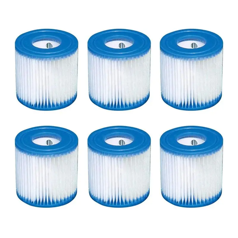 

A84E-6 шт. картриджи для фильтра бассейна 89x79x45 мм, сменные фильтрующие элементы для насоса-очистителя бассейна