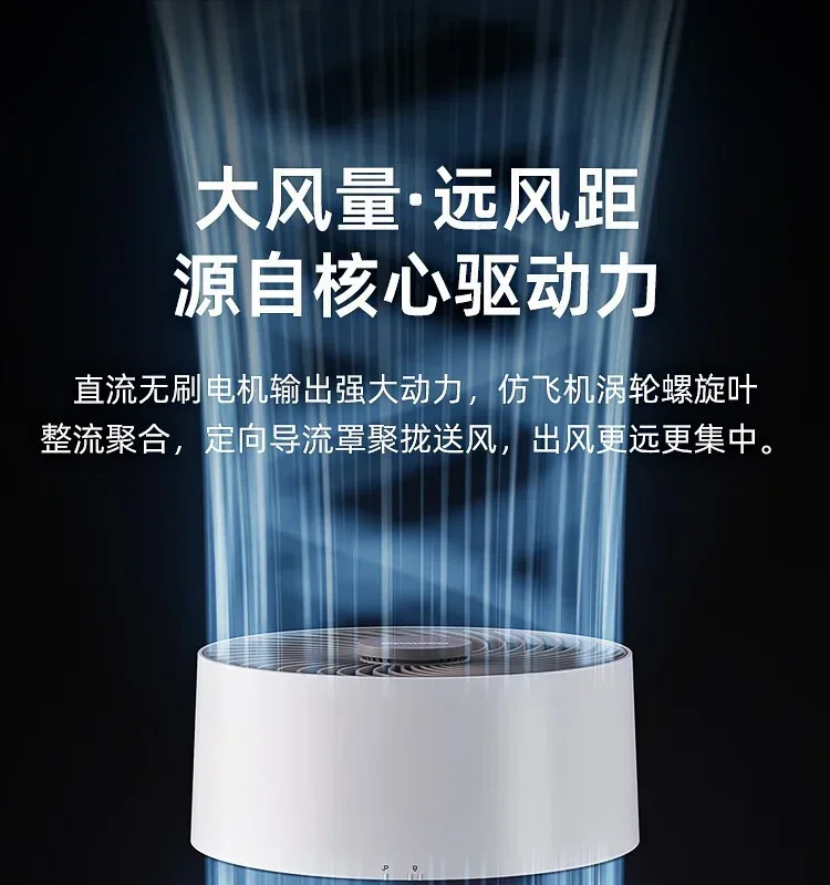 Ventilatore di circolazione dell'aria Daewoo 110V/220V, ventilatore dell'aria condizionata, ventilatore da pavimento, telecomando, luce ambientale, ventilatore elettrico silenzioso