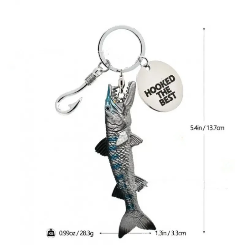 Simulation Fish Keychain, Marine Animal Pendant Gift