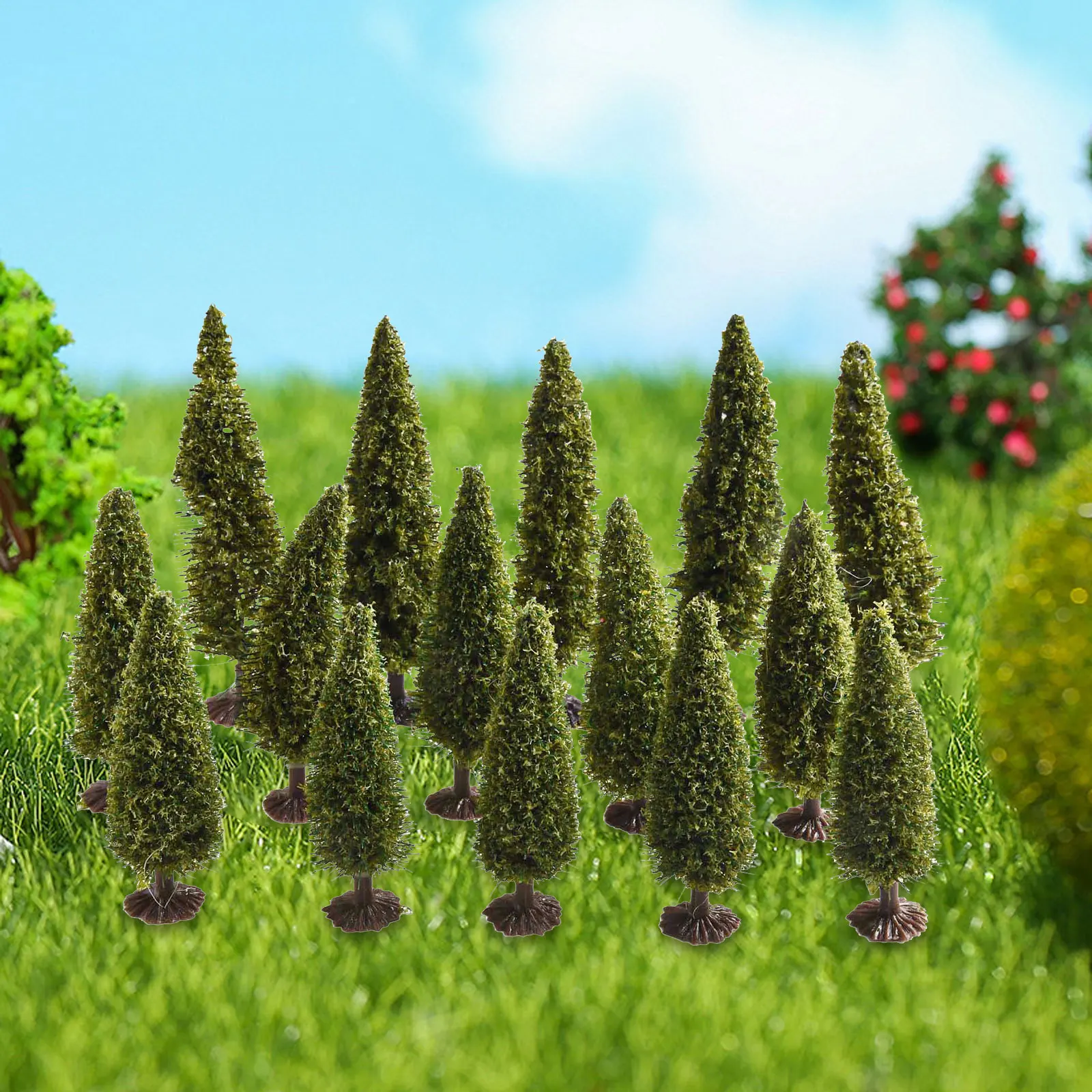 Crafting Projects Diorama Trees Christmas Village Model Trees Christmas Christmas Village Trees Natural Look DIY Landscapes