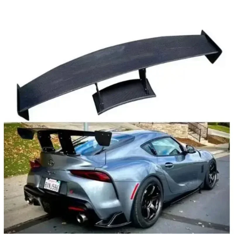 

Real Forging Carbon Fiber / FRP Car Rear Wing Trunk Lip Spoiler For Toyota Supra A90 2019 2020 2021 2022 2023