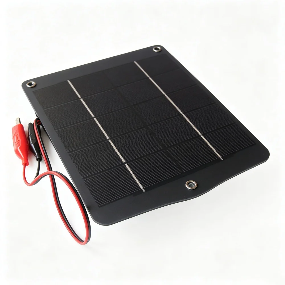 5V 6W for solar Panel Compatible with 3.7V and 5V Electronics Including Traffic Signal Lights and for solar Powered Fans