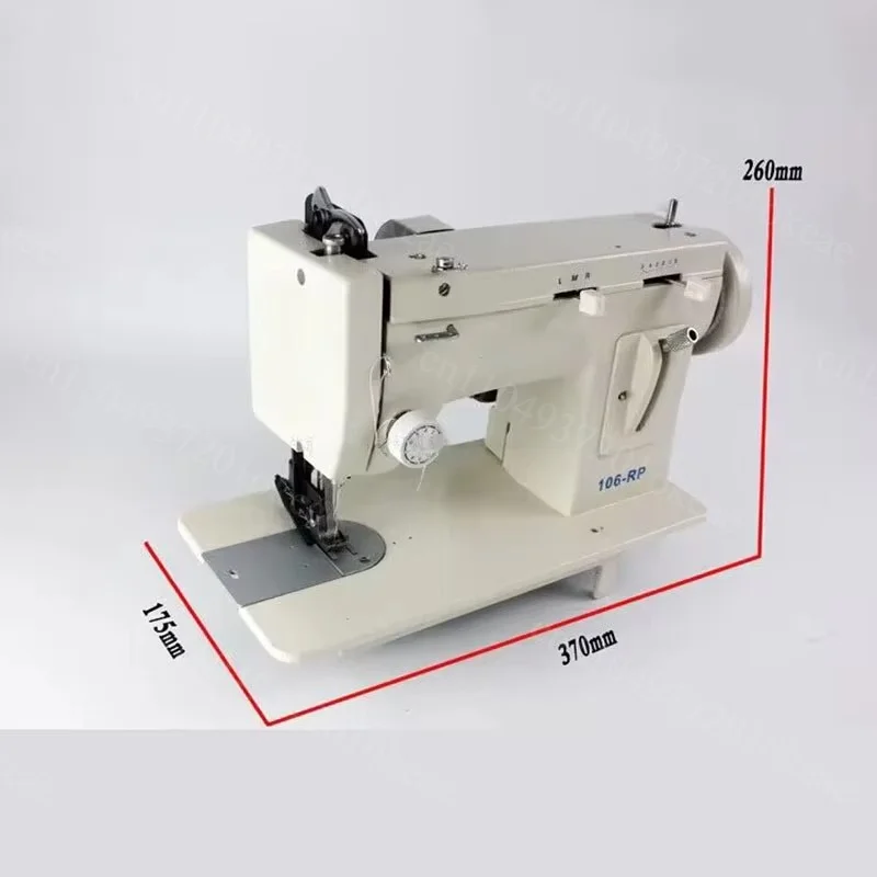 106-RP 150W Long Arm Sewing Machine 0-7mm Adjustable Stitch For Leather Canvas Fur Fabric Sewing