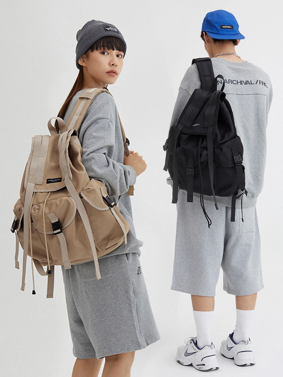 

VAOPER Large Capacity Backpack Double Shoulder Trendy Design Student Bag for High School And Junior High Women's Bag