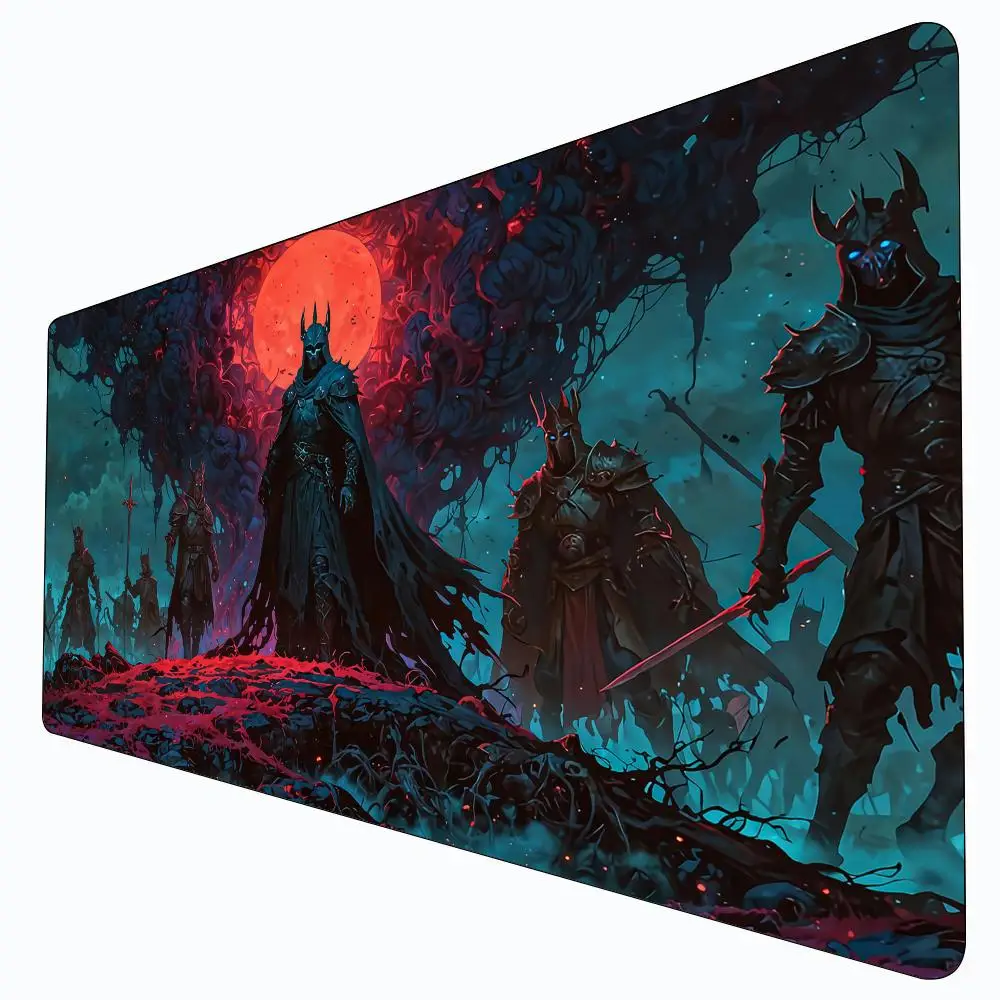

Fantasy Death Knight MTG Playmat Magic Card Battle Mat Non-Slip Durable 35X60CM Commander playmat Board Game Mat for TCG