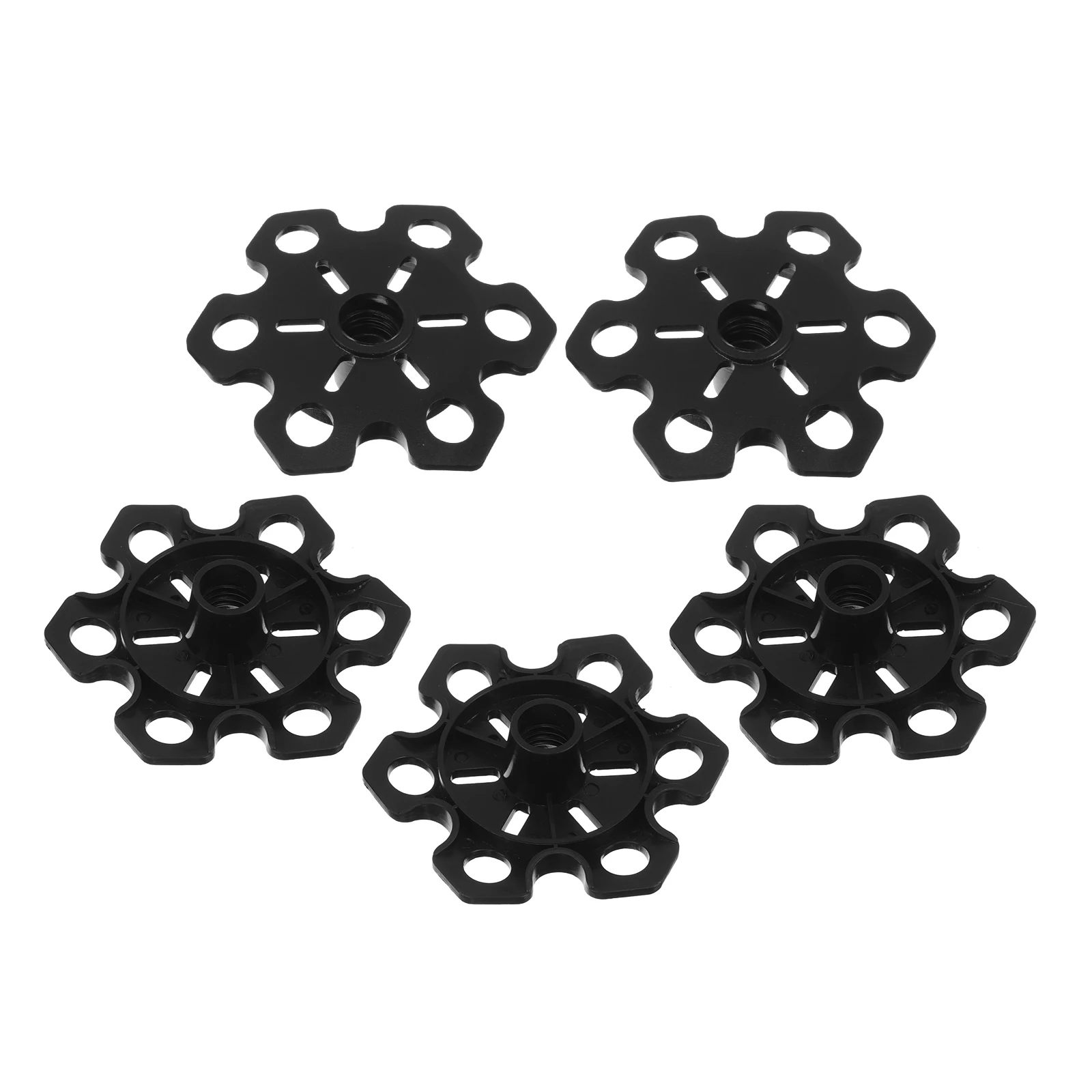 

5pcs Trekking Pole Tips Durable Plastic Replacement Protectors Hiking Skiing Snowflake AntiSlip MudPrevention Outdoor