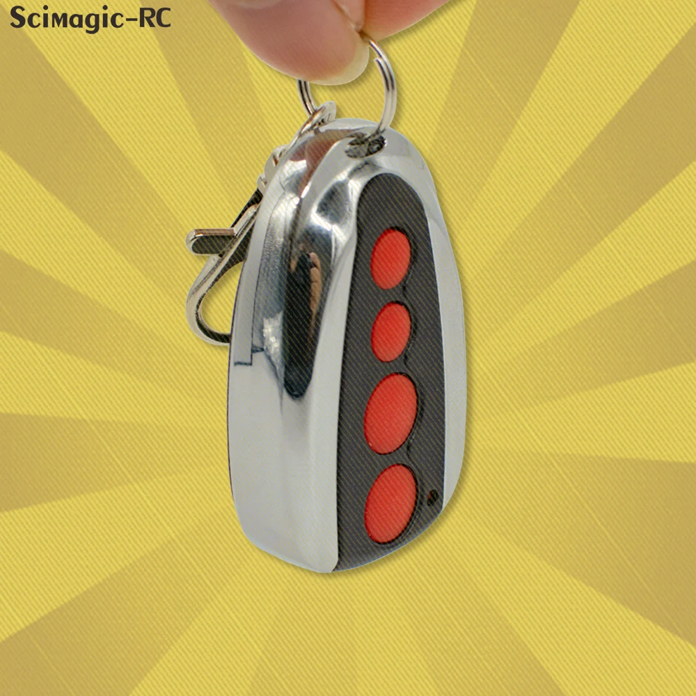 50pcs/pack Steel Line ZT-07 SD800 Garage Door Remote Control 433.92Mhz Rolling Code 4 Buttons Replacement Gate Transmitter