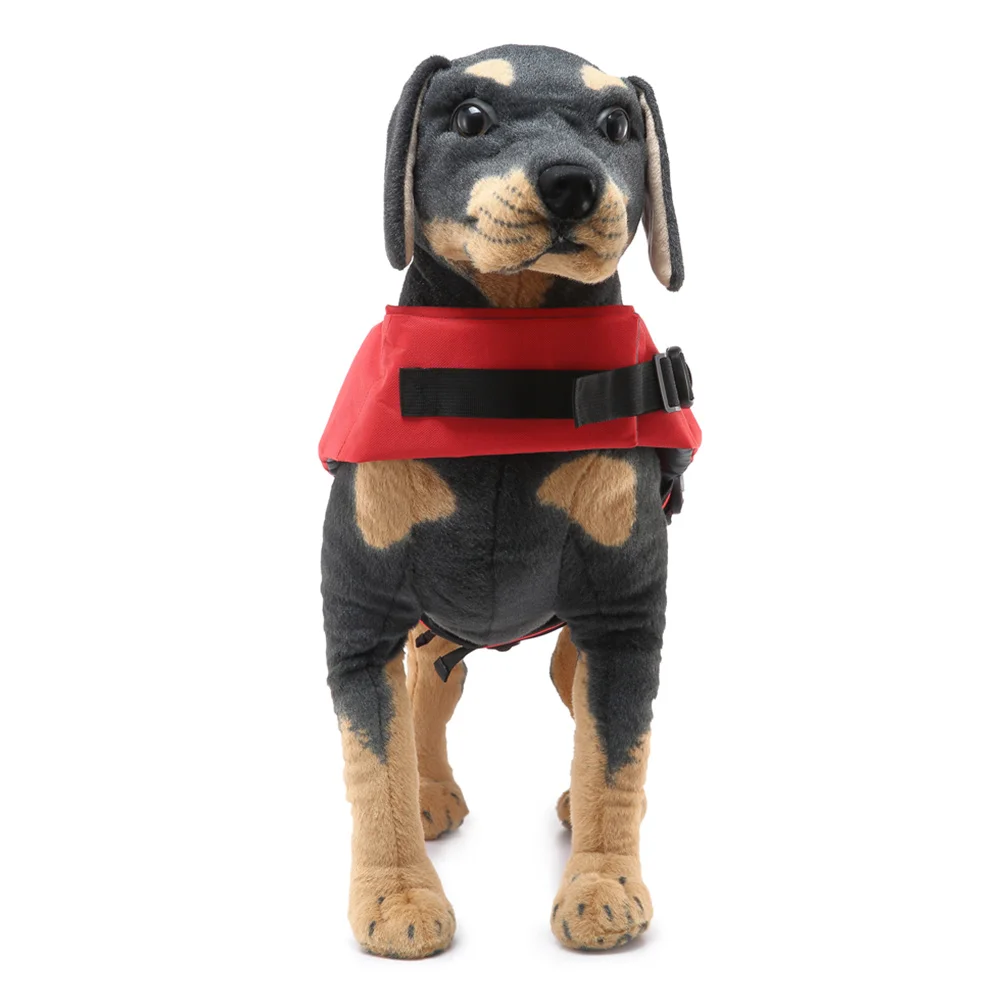 

Puppy Life Jacket Durable Long Lasting Use Strong Handle Design Easy Carry Pet Safety Vest Quick Release Buckles