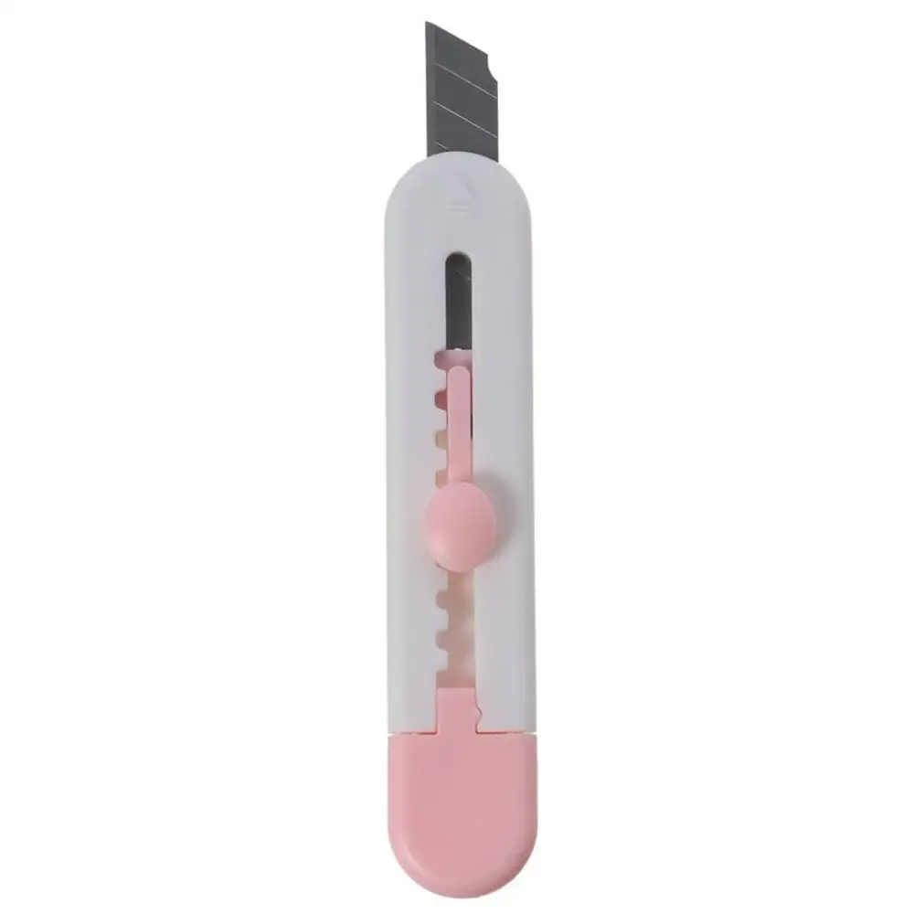 Durable Plastic/Metal Small Box Opener 3.66*0.74 Inch Candy Colored Unboxing Device Cloud Pattern Safety Paper Cutter Office