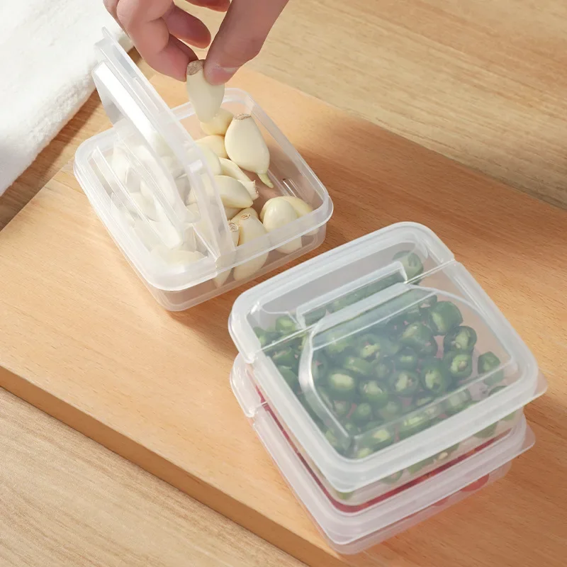 Cheese Slice Storage Box Butter Crisper Refrigerator Cheese Slice Container Transparent Cheese Slice Seal Box Kitchen