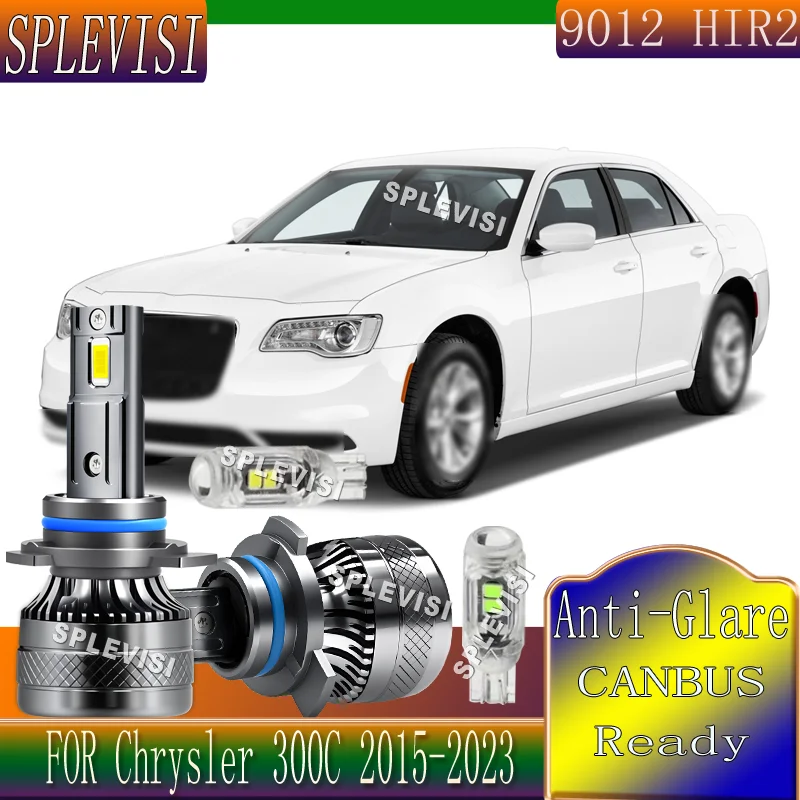 

Aviation 6063 aluminum profile Low Voltage Protection Headlight LED Bulbs FOR Chrysler 300C 2015 2016 2017 2018 2019 2020-2023