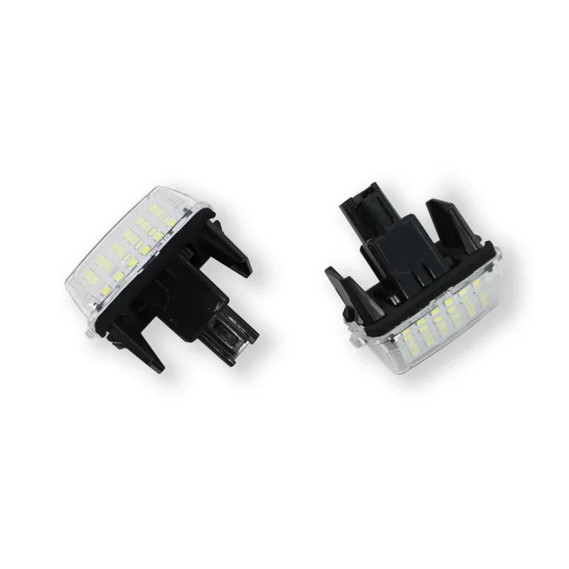 2 قطعة LED رقم الترخيص لوحة ضوء مصابيح لتويوتا كامري أفالون أوريس E18 فيوس Esquire أفينسيس Esquire EZ Noah Proace City SAI