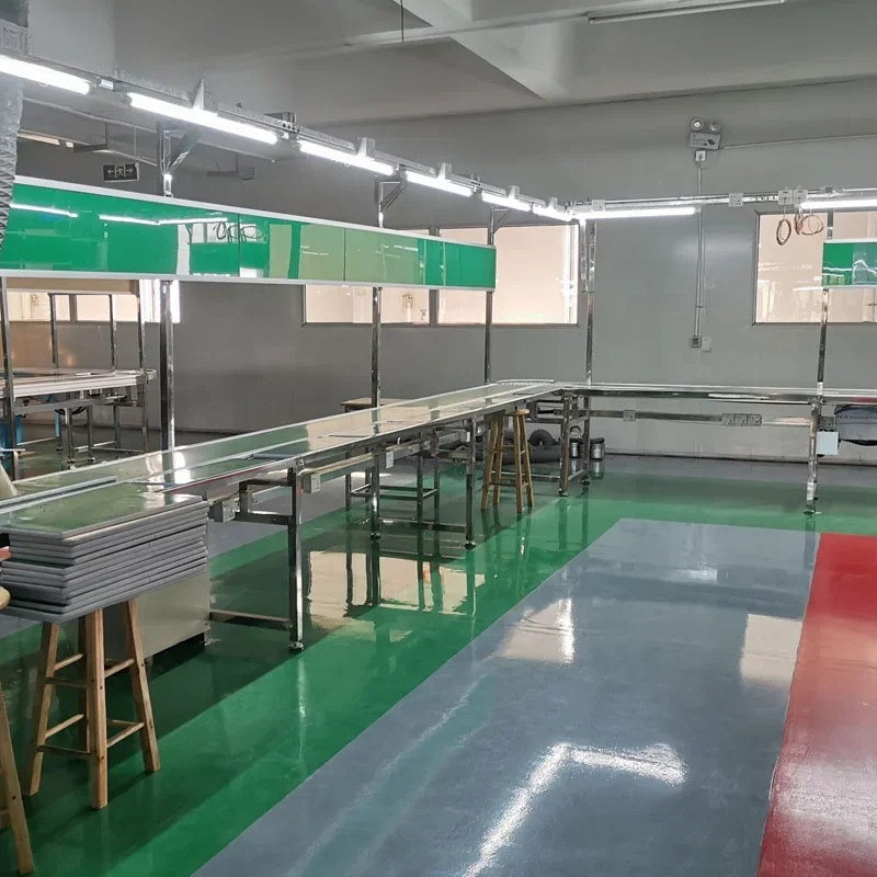 

l # Industrial PVC green conveyor belts assembly line production equipment machine rubber conveyor belting