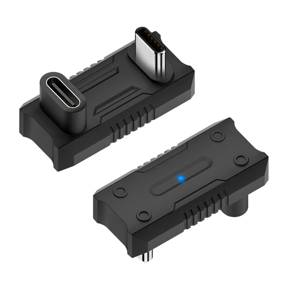 USB C Male Female Adapter 20Gbps USB-C Male To USB-C Female Adapter PD140W180 Degree U-shaped for ASUS Rog Ally Game Console