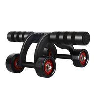 4 Wheel Abdominal Workout Roller Multifunctional Core Strength Abdomen Trainer Muscle Trainer ABS