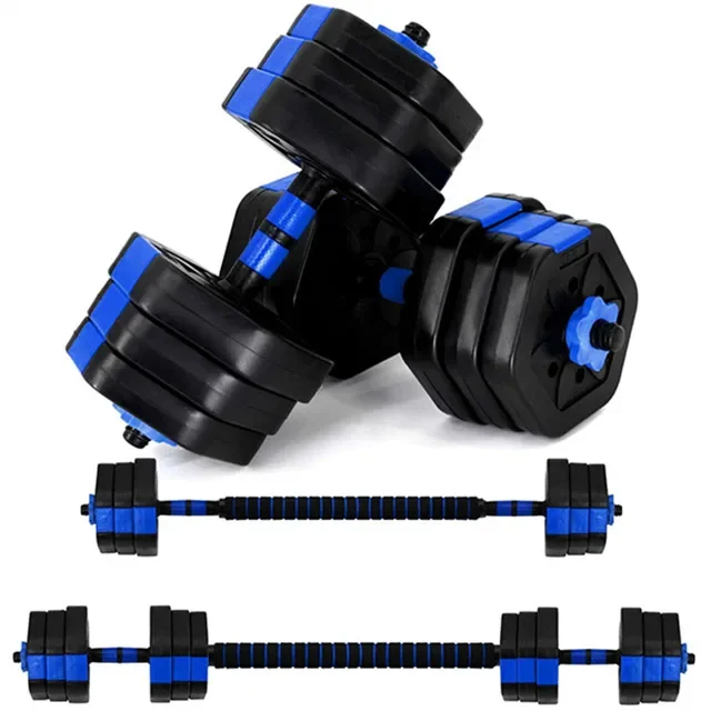 Adjustable Dumbbell Set With Connector, Non-Rolling Dumbbells Weights Set For Home Gym, Barbells Weights