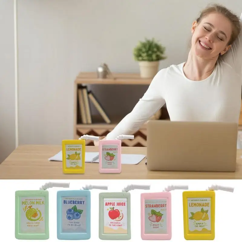 Juice Box Plant PotSmall Decorative Vase Resin Craft Flower PotJuice Box Vase For Ferns Succulent Plant Cactus Planter Resin Pot