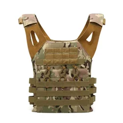 High Quality Tactical Vest Waterproof Outdoor Body Armor Leather JPC Molle Plate Carrier Hunting Vest CS Game Security Equipment