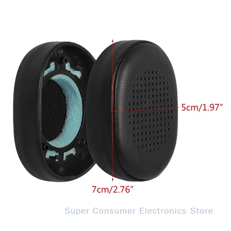 بطانة للأذن المرنة يغطي ل KEF M400 M500 سماعة الأذن وسائد الأذن وسادات الأذن المريحة إلغاء الضوضاء وسادة #6