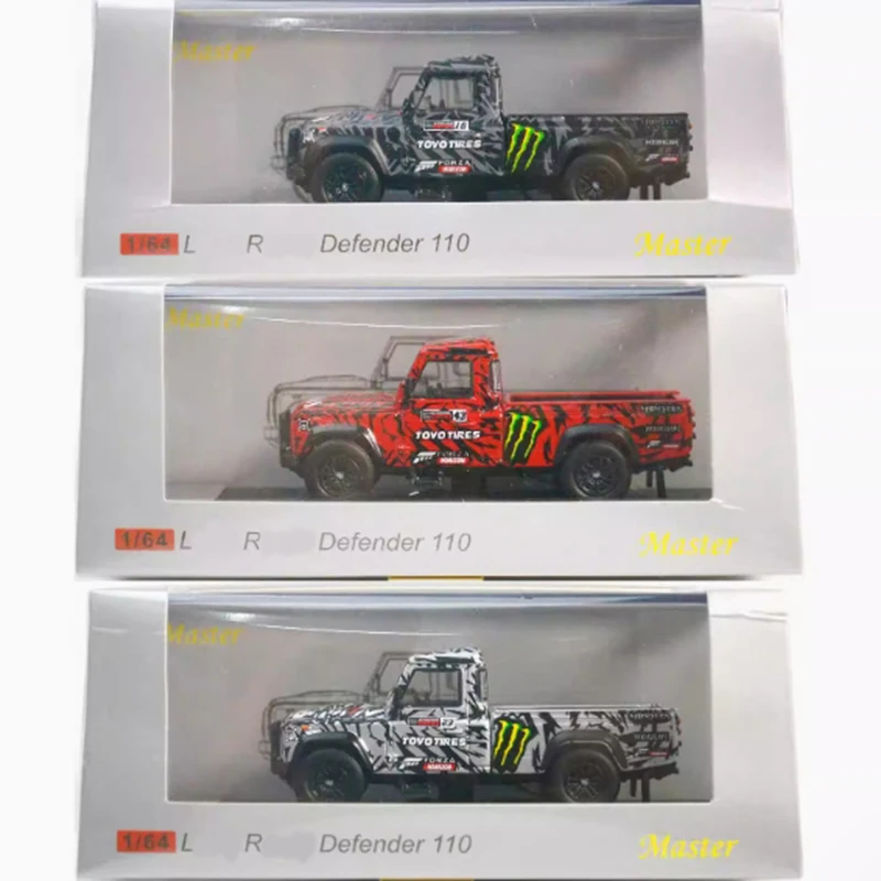 

MASTER масштаб 1:64 LR Defender пикап сплав имитация модели автомобиля статическая коллекция Decoratede праздничные игрушки сувенирный подарок
