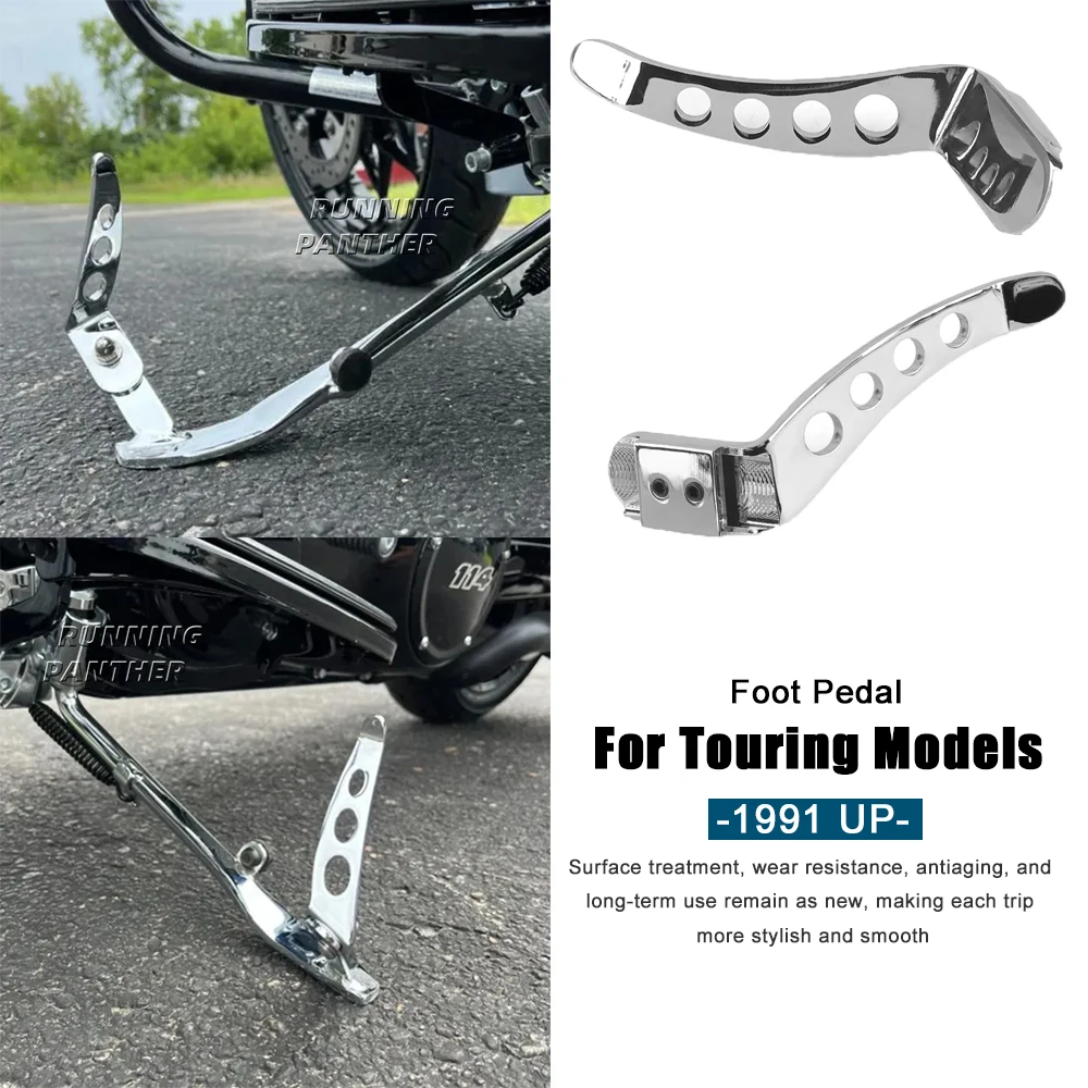 

Для Harley Touring CVO Road Electra Street King Glide 1991-UP подставка для мотоцикла, удлинитель педали, подставка, черные аксессуары