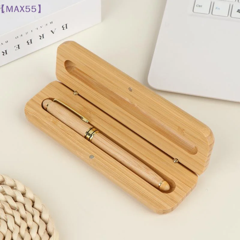 Pen Smooth Writing Teachers Gifts Writing Supplies Nature Bamboo Pen Bamboo Box Pens Wood Fountain Pen Case Bamboo 【MAX-55】 view 4
