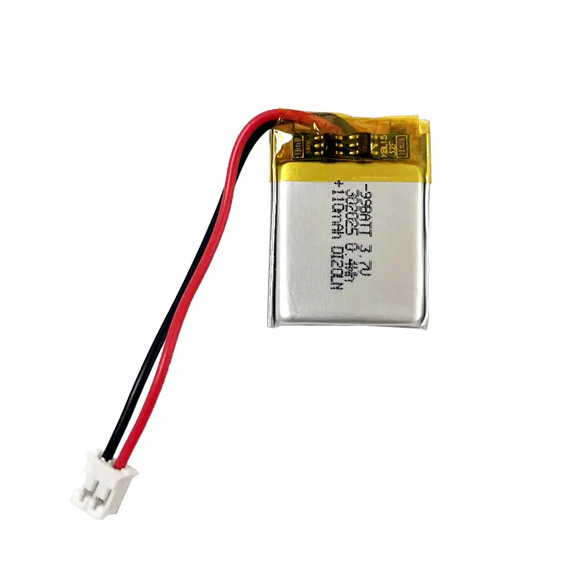 302025 3.7V 110mAh Li-Polymer Battery Li-Po for Bluetooth Devices GPS Security Equipment Mini Camera Smart Lock
