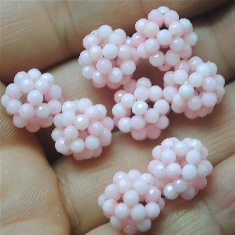 3PCS MATCHING HANDMADE BALL NEW CORAL AND GEMSTONE MATERIAL SIZE 14MM