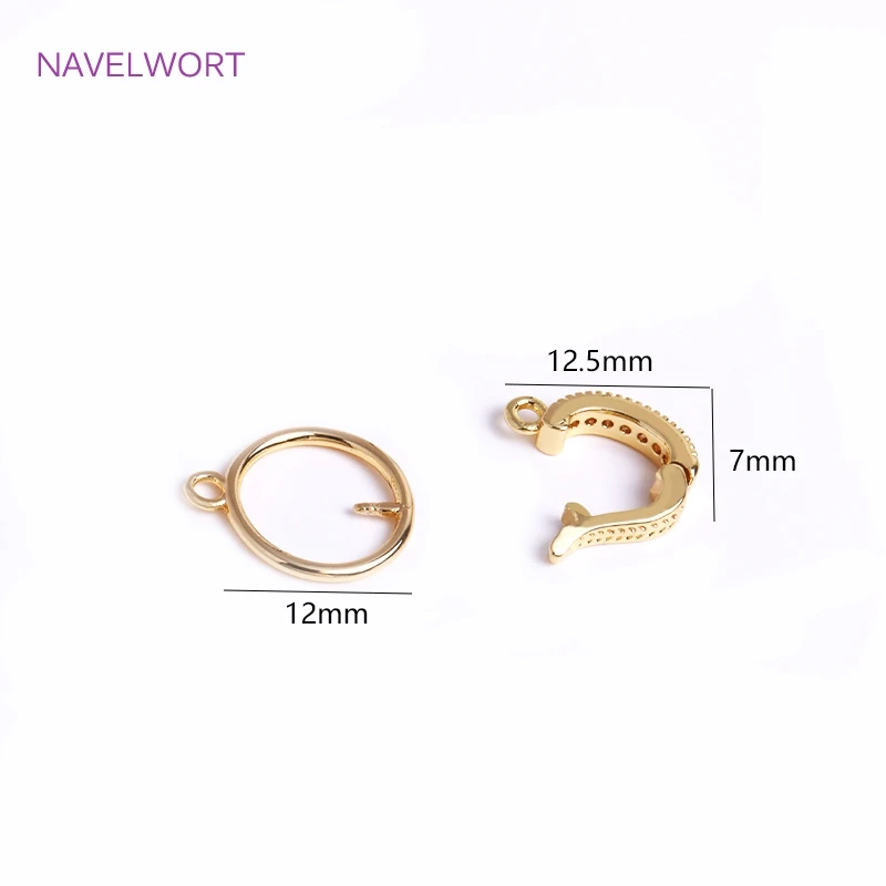 Trendy 18K vergoldet Klapp Halskette Enhancer für DIY Halskette Herstellung Zubehör Messing Anhänger Bail Schmuck Materialien Großhandel – Detail 34
