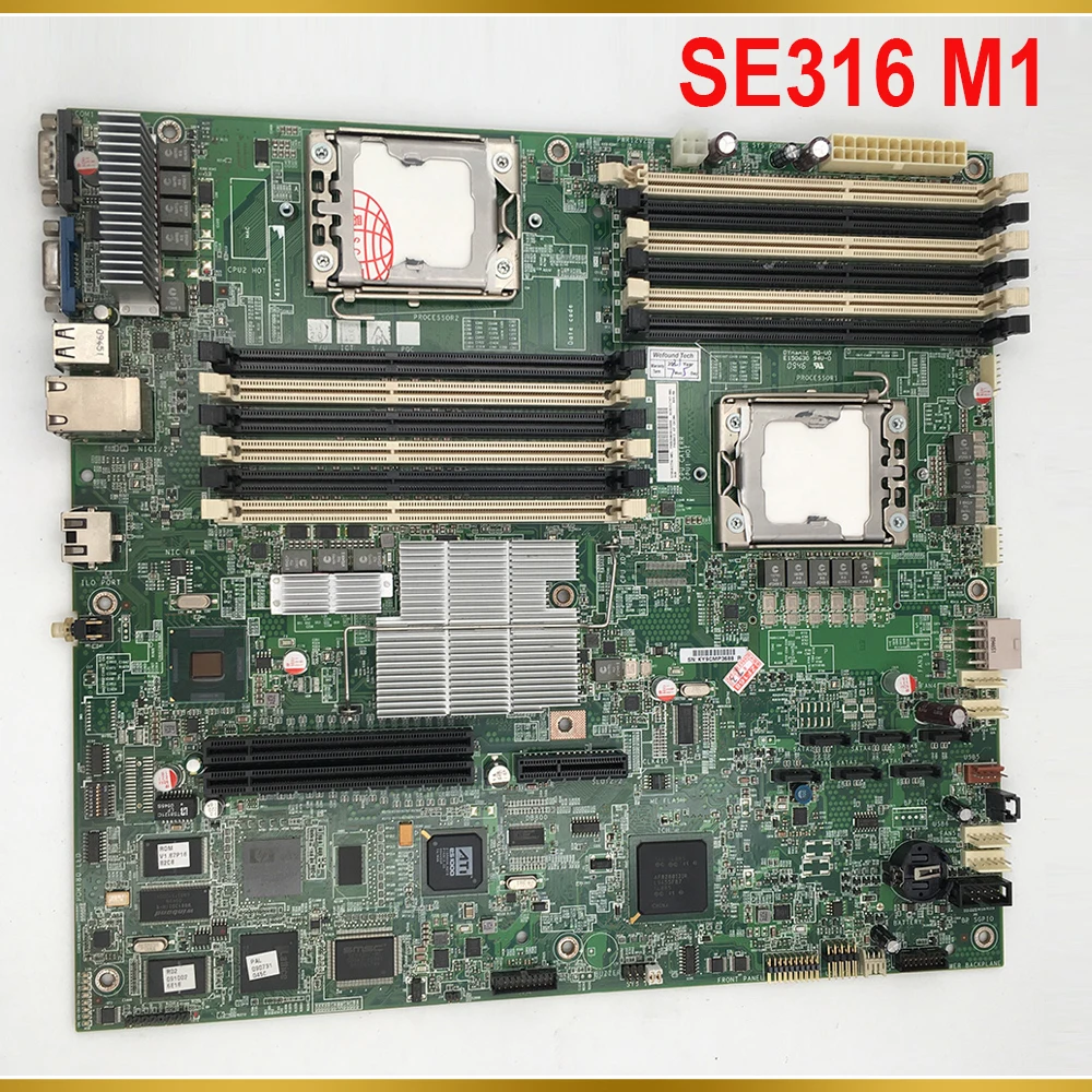 For HP For SE316 M1 591747-001 583736-001 1366 X58 Server Motherboard