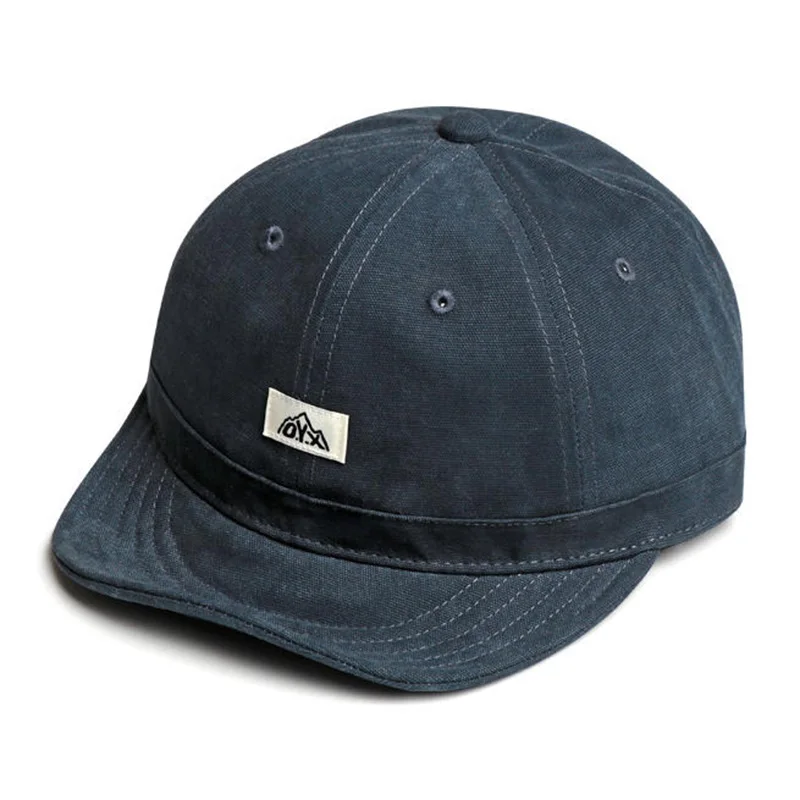 Japanische Retro-Sportkappe mit kurzem Schirm, neue Sommer-Entenschnabelkappe, weiche Baseballkappe zum Laufen – Detail 3