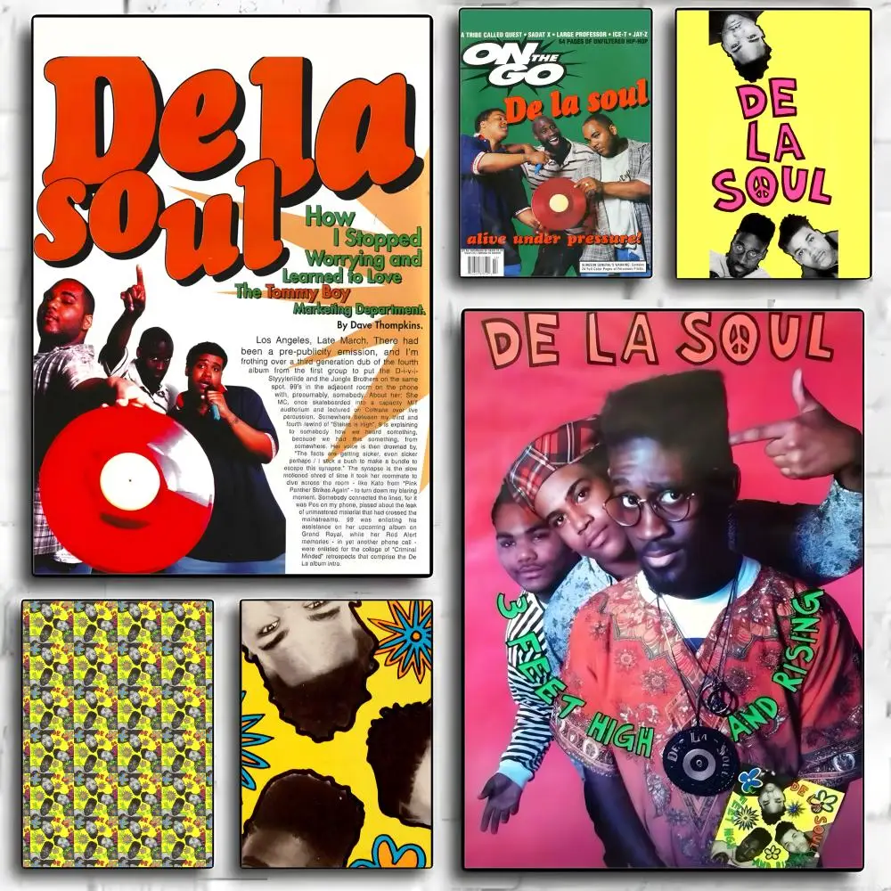Hip Hop Group De La Soul Poster HD art sticky wall waterproof home living room bedroom bar aesthetic decoration