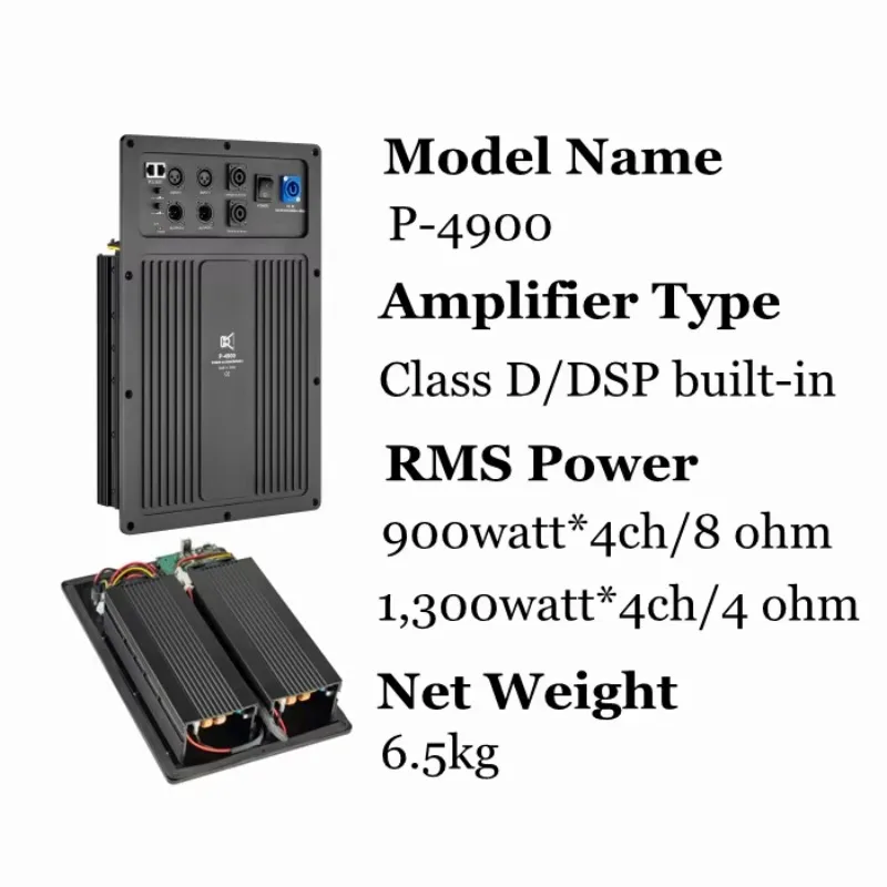 4 Channel Big Audio Power Amplifier Module DSP CVR Amplifier Module