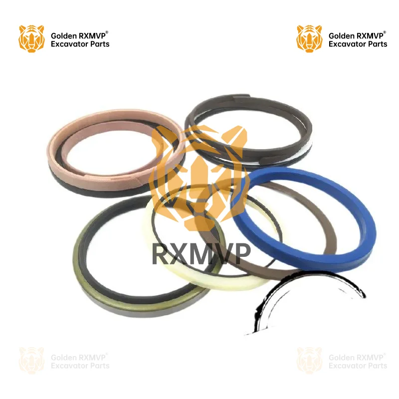 For Vol-vo EC210B Big Arm Middle Arm Bucket Arm Oil Cylinder Oil Seal Repair Kit Excavator Accessories