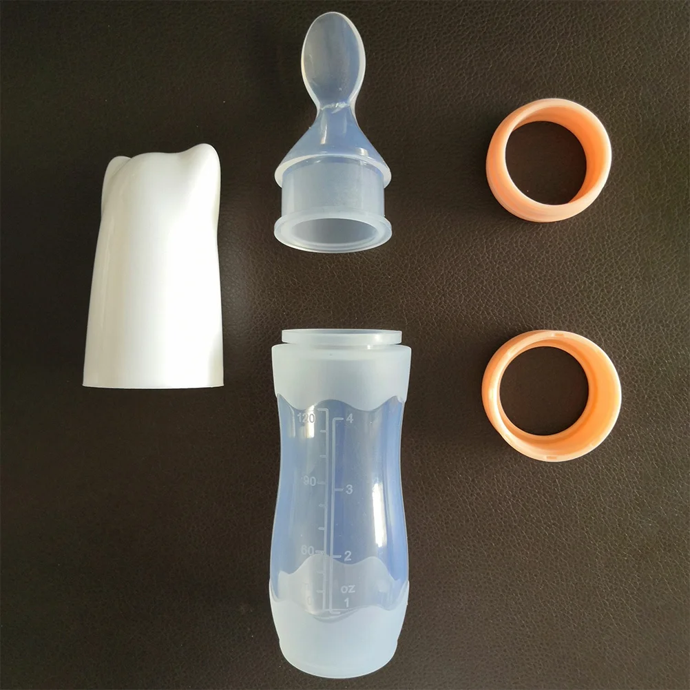 

120 мл детская бутылочка для кормления, дизайн, ложка для рисовых хлопьев, диспенсер, легкая контрольная добавка, пищевая добавка, бутылочка для еды