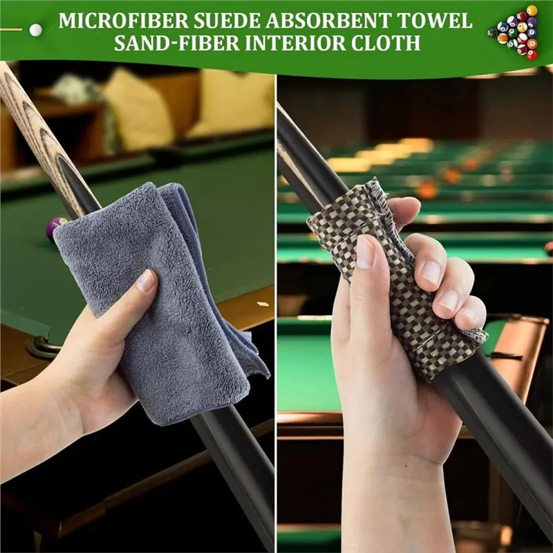 ABUE-Billiard Table Cleaner Kit For Felt-9-Piece Pool Table Brush Set With Brushes, Cloths& Lint Roller