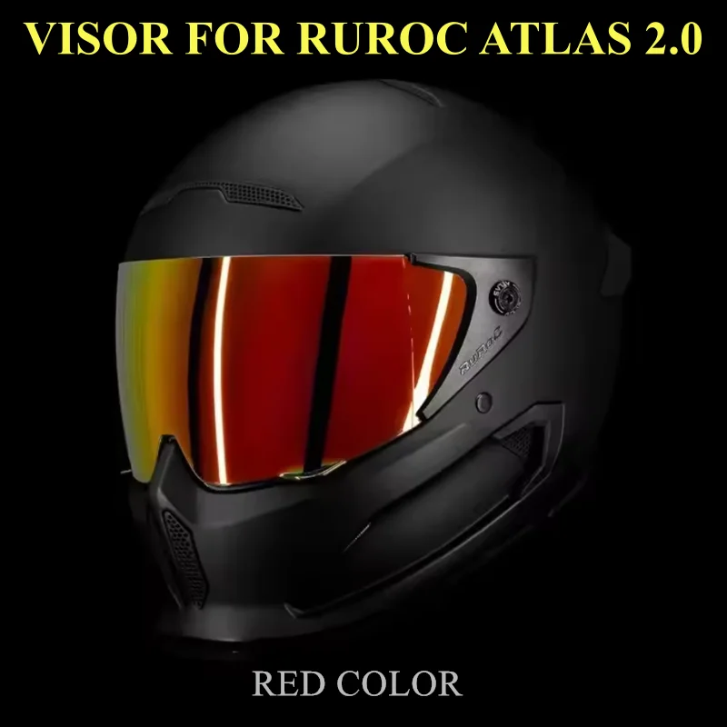 

Atlas 2.0 Helmet Visor for RUROC Motorcycle Cascos Para Moto Atlas 2.0 Full Face Helmets Lens Accessories Capacete Visera