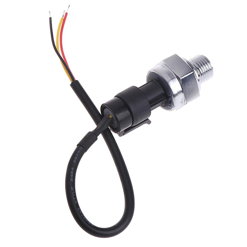 Stainless Steel Shell Pressure Sensor Transmitter G1/4 DC5V  0-1.6 MPa / 0-232PSI For Water Gas Oil iSentrol Electronics