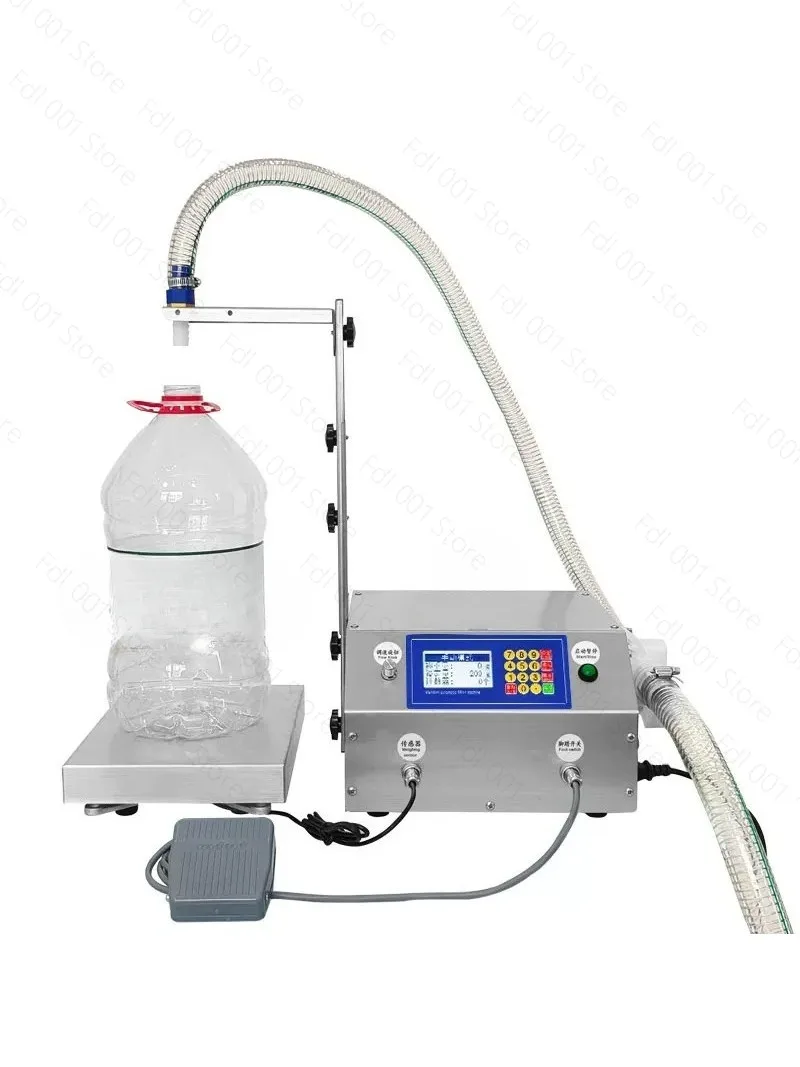 2026 L36 Large flow weighing automatic quantitative liquid edible oil fertilizer laundry detergent detergent filling machine