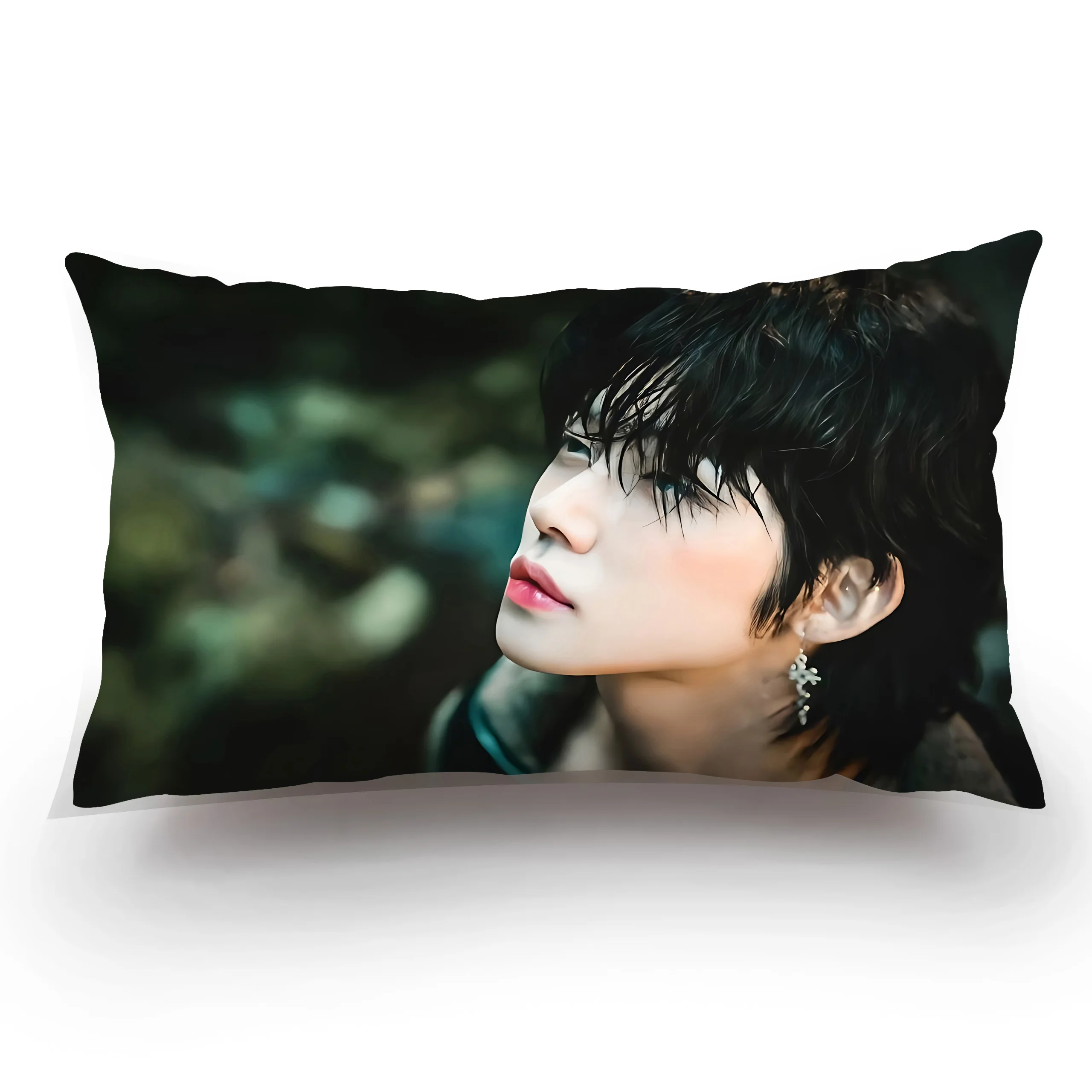 Double-sided Printing Rectangle Pillow Kpop Singer Y-Yeonjuns Case Bedside Pillowcase Sofa Cushion Cover Room Home Decoration