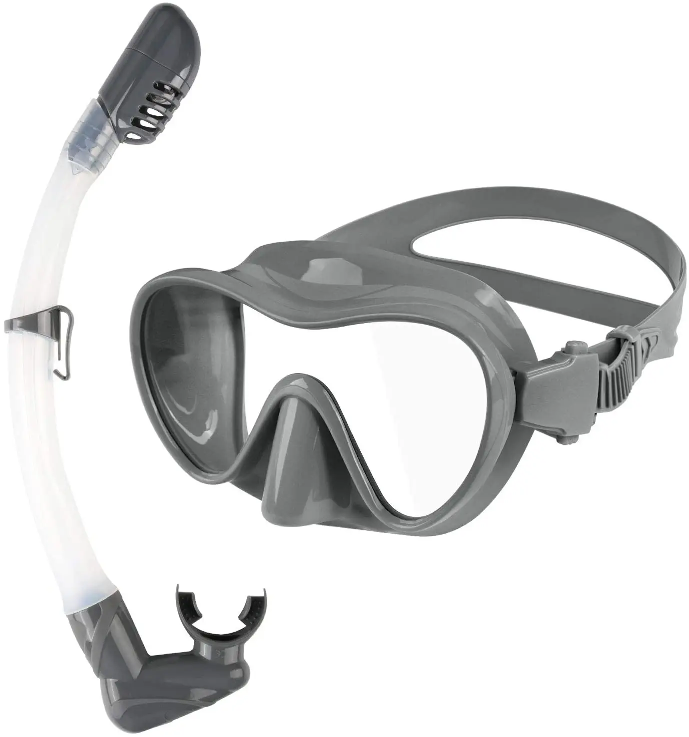

Professional Diving Mask and Snorkels Glasses Swimming Free Breath Tube Set